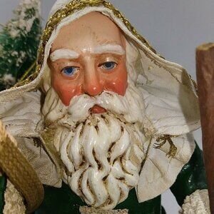 Clothtiques Possible Dreams Santa #714001 Santa with Staff Ornament Christmas 93